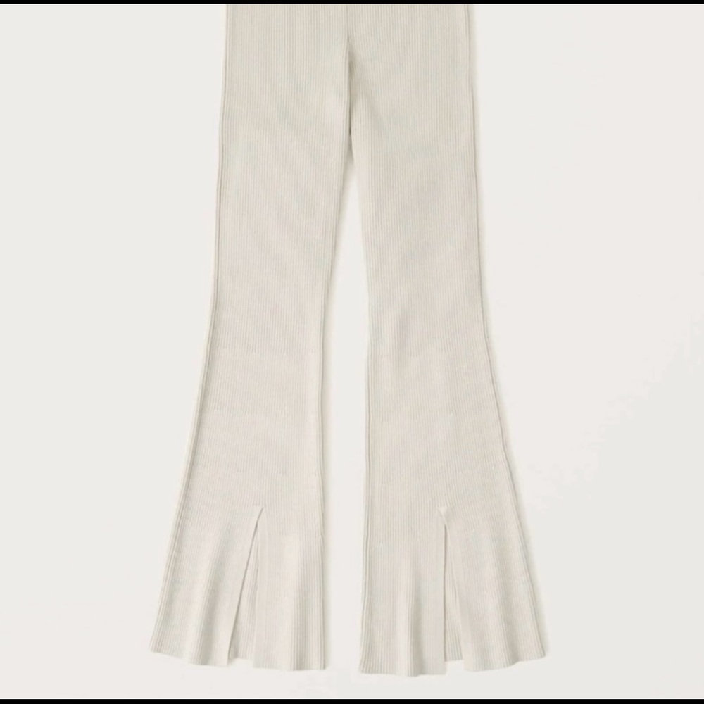 Abercrombie and Fitch Ribbed Trousers Pants Kick Flare size small